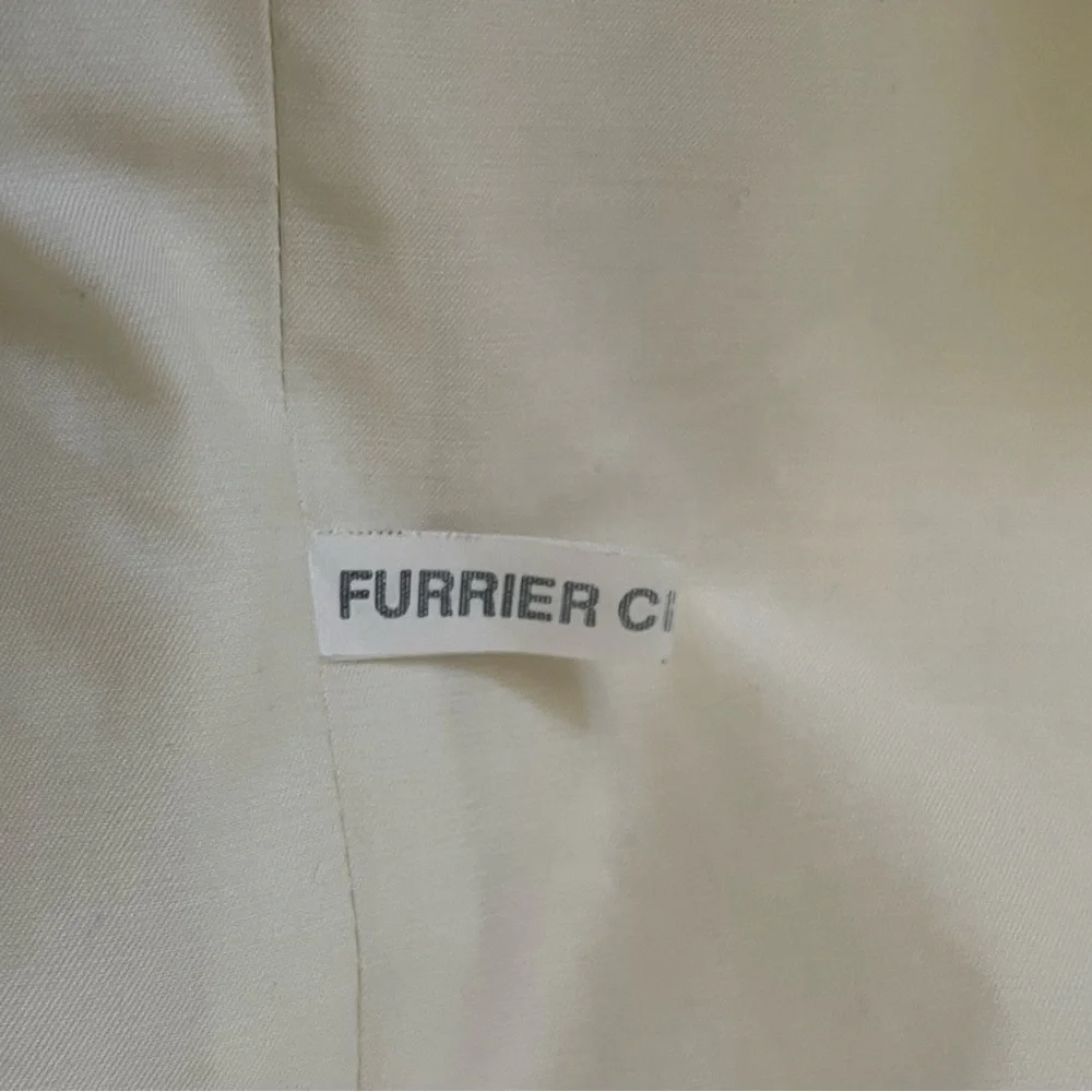 Fendi Women’s Vintage 1990’s Cream Mohair Coat with Kiddassia Collar & Trim - Picture 15 of 16